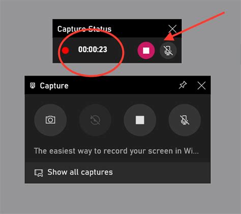 How to record screen windows 10 - Press the Windows + ALT + R keys to Start the recording, or click the Record button at 'Broadcast and Capture' options window. b To Stop the recording, press the Windows + ALT + R keys again. 6. When the screen recording is completed, you will see a message that informs you that the video clip is recorded.